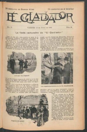 La fiesta campestre de "El Gladiador"