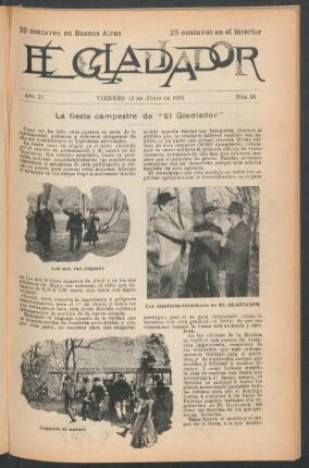 La fiesta campestre de "El Gladiador"