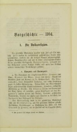 Vorgeschichte - 1104