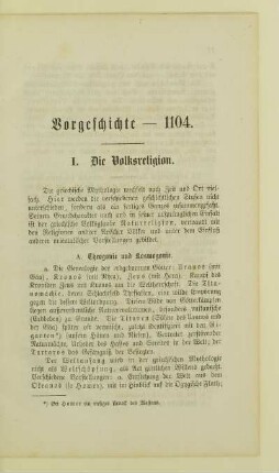 Vorgeschichte - 1104