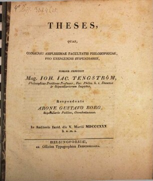 Theses : [de idealismo]