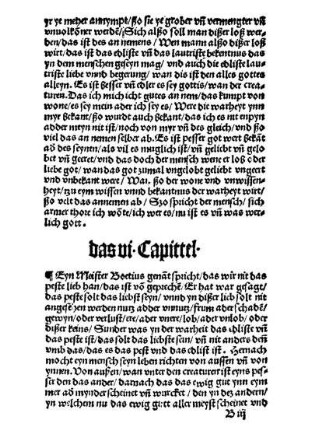 das vi. Capittel