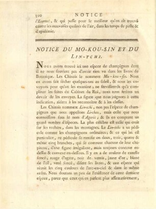 Notice du Mo-kou-sin et du Lin-tchi