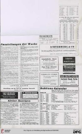Nr. 6 (6. Feb. 1938), S. 3: Preisberichte