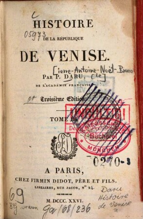Histoire de la république de Venise, 3