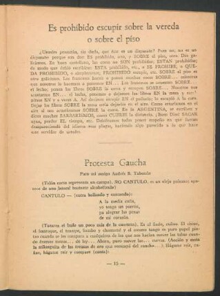 Protesta Gaucha : Para mi amigo Andrés B. Taboada