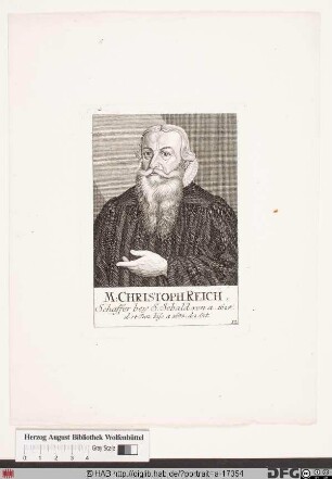 Bildnis Johann Christoph Reich