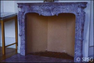Berlin, Schloss Charlottenburg, Neuer Flügel, Bibliothek, R. 354, Kamin.