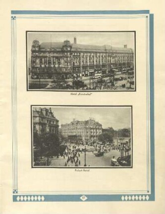 Hotel "Fürstenhof" ; Palast-Hotel
