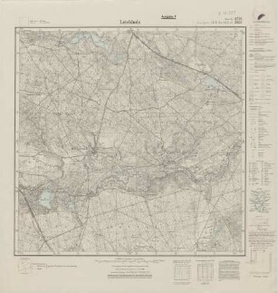 3756 (alte Nr.: 2053) Leichholz, Meßtischblatt (4cm - Karte)
