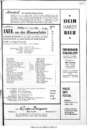 Axel an der Himmelstür