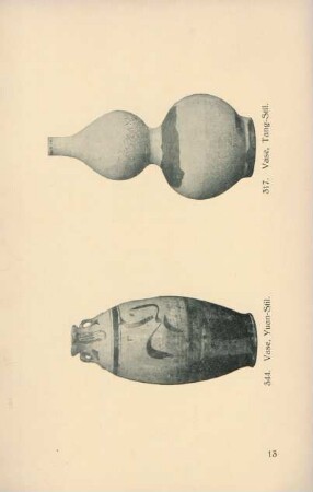 344. Vase, Yuan-Stil. 317. Vase, Tang-Stil