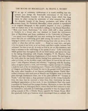 The house of Macmillan