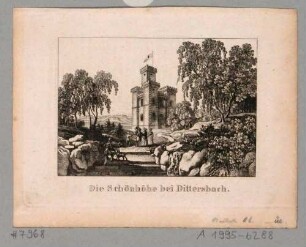 Das Belvedere von Johann Gottlob von Quandt auf der "Schönen Höhe" oberhalb von Dittersbach (Dittersbach-Dürrröhrsdorf)