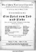Ein Spiel von Tod und Liebe