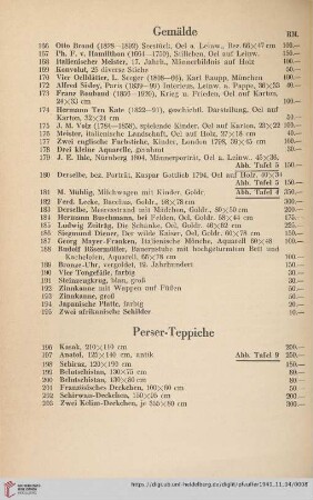 Perser-Teppiche (Nr. 196-203)