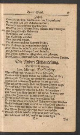 Die Andere Abhandelung.