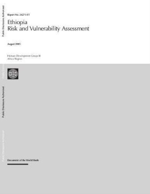 Ethiopia : risk and vulnerability assessment