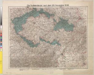 Die Sudetenländer nach dem 20. November 1938