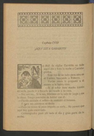 Capítulo CVIII - ¡Aquí esta Garabito!