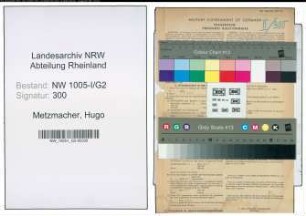 Entnazifizierung Hugo Metzmacher , geb. 15.10.1888 (Polizeibeamter)