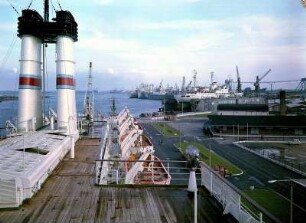 Rostock. Ansicht der Warnow-Werft