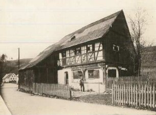 Huf-David-Haus : Steinbach. Fachwerkhaus (heute nach Totalumbau Hauptstraße 93)