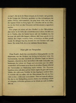 Haye gibt ein Versprechen
