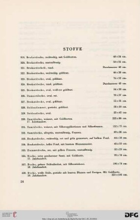 Stoffe (Nr. 319-352)