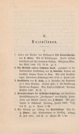 486-493 [Rezension] Weber, Anton, Leben und Wirken des Bildhauers Dill Riemenschneider