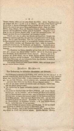 Fünfter Abschnitt. Von Besteuerung der städtischen Grundstücke und Gewerbe