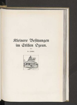 Kleinere Besitzungen im Stillen Ozean.