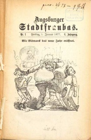 Augsburger Stadtfraubas. 1877 = Jg. 6