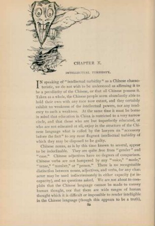 Chapter X. Intellectual turbidity