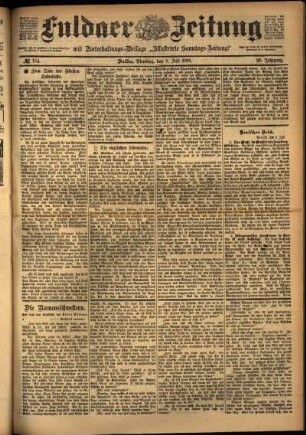 Ausgabe vom Dienstag, den 09. Juli 1901.