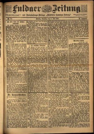 Ausgabe vom Dienstag, den 09. Juli 1901.