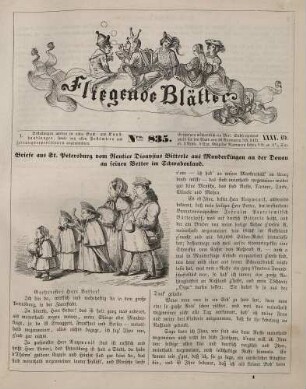 "Briefe aus St. Petersburg vom Rentier Dionysius Bitterle aus Munderkingen an der Donau an seinen Vetter im Schwabenland"