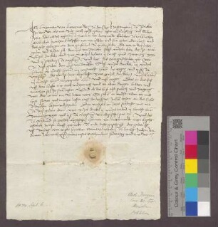 Henmann von Luternau, Hauskomtur zu Beuggen, erlässt dem Heinz Kirchofer zu Minseln an dem Zins für den ihm 1457 zu Erblehen übertragenen Hof und Gut am Geisbühl zu Minseln 2 Viernzel Dinkel, 1 Viernzel Hafer, drei Herbsthühner, vier Fastnachthühner und sechzig Eier, so dass er künftig nur 4 Viernzel Dinkel, 2 Viernzel Hafer, zwei Herbsthühner, zwanzig Eier und 2 Schilling zu geben hat.