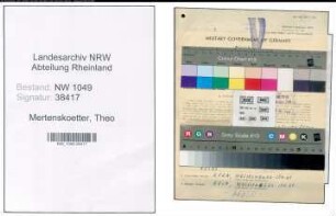 Entnazifizierung Theo Mertenskoetter , geb. 02.06.1901 (Arzt)