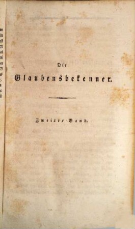 Die Glaubensbekenner der gallikanischen Kirche am Ende des achtzehnten Jahrhunderts : ein Werk nach echten Urkunden verfaßt. 2