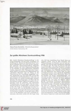 51: Zur großen Münchener Kunstausstellung 1936
