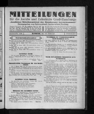 Jahrgang 1928, Hamburg, den 23. Dezember, Nummer 52