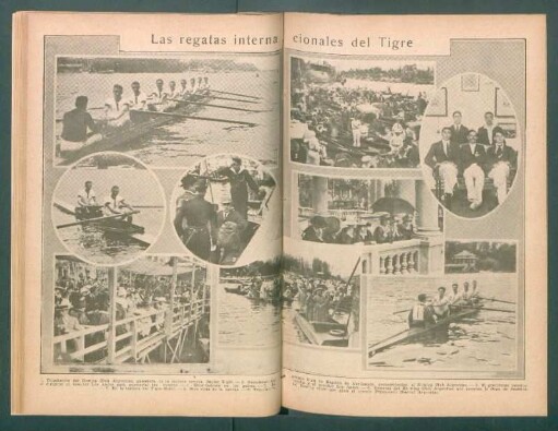 Las regatas internacionales del Tigre - [Ilustración]