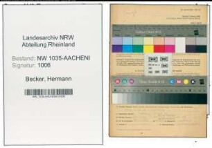 Entnazifizierung Hermann Becker , geb. 23.11.1913 (Bergmann)