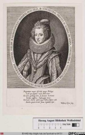 Bildnis Maria Anna, römisch-deutsche Kaiserin, geb. Infantin von Spanien