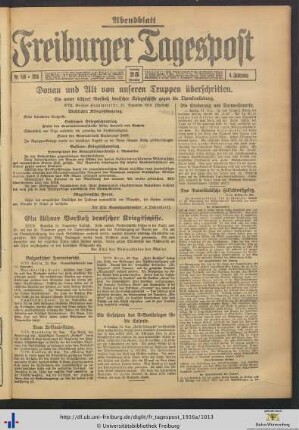 25.11.1916 (Abendblatt)