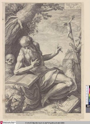 [Der Heilige Hieronymus als Einsiedler; St. Jerome; Heilige Hieronymus]