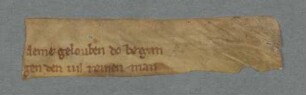 Rudolf von Ems: Barlaam und Josaphat (Fragment) - BSB Cgm 5249(49 d