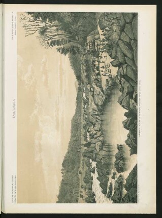 Pl. XXIV. Laos siamois. Campement dans le lit du Mekong près d'un rapide (Keng Chan)
