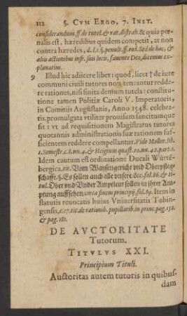 Principium Tituli.